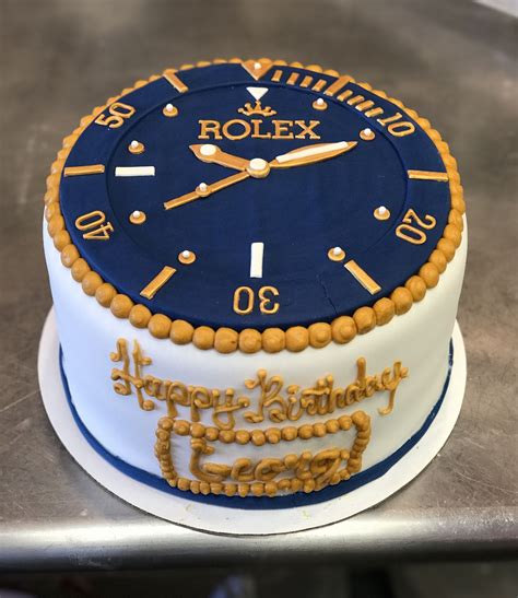 rolex watch cakes|Rolex birthday cake caker street.